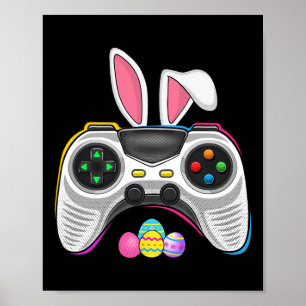 Poster Jeu Bunny Oeufs Costume Pâques Jours Garçons Enfan
