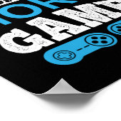 Poster Jeu cadeau de Gamer juste un jeu de plus (Coin)