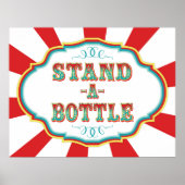Poster Jeu Carnaval Stand a Bottle (Devant)