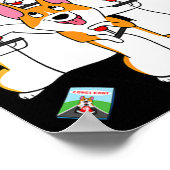 Poster Jeu Corgi Vidéo Jeu Graphique Joueur Mème Jeu (Coin)