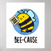 Poster Jeu d'abeilles (Devant)