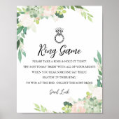 Poster Jeu d'anneaux de verdure de DEVON Ne pas dire sign (Devant)