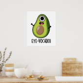 Poster Jeu d'Avocado amusant (Cuisine)