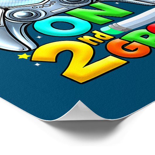 Poster Jeu de 2e année Jeu vidéo déverrouillé (Coin)