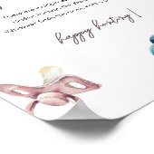 Poster Jeu de Baby shower de chasse pacifique (Coin)