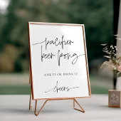 Poster Jeu de Baby shower de la bière EMERY Pacifier