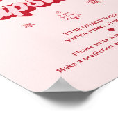 Poster Jeu de Baby shower de Noël (Coin)