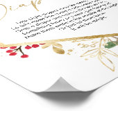 Poster Jeu de baby shower des couches tard dans la nuit N (Coin)