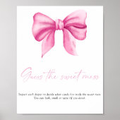 Poster Jeu de baby shower devine le doux désordre (Devant)