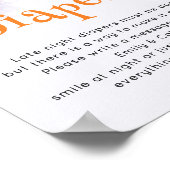 Poster Jeu de Baby shower Halloween 'Late Night Diapers' (Coin)