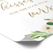 Poster Jeu de Baby Shower Mariage : Combien de Bisous Flo (Coin)