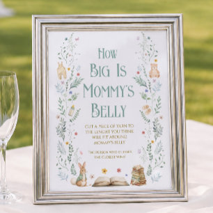 Poster Jeu de Baby Shower pour le Prochain Chapitre Quell