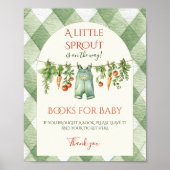 Poster Jeu de Baby Shower Rustique et Mixte sur le Thème (Devant)