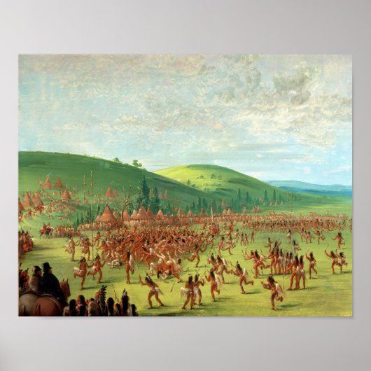 Poster Jeu de balle indienne (Devant)