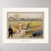 Poster Jeu de baseball 1887 (Devant)
