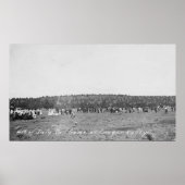 Poster Jeu de baseball 4 juillet (Devant)