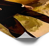 Poster Jeu de baseball vintage (Coin)