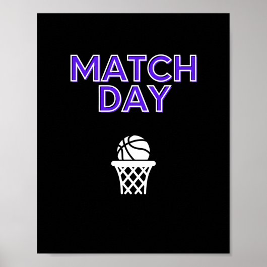 Poster Jeu de basket-ball Jour 1 (Devant)