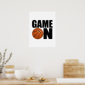 Poster Jeu de basket-ball sur (Cuisine)