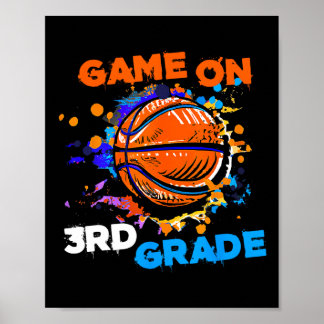 Poster Jeu De Basketball Sur 3E Année 1Ème Jour De Thé À