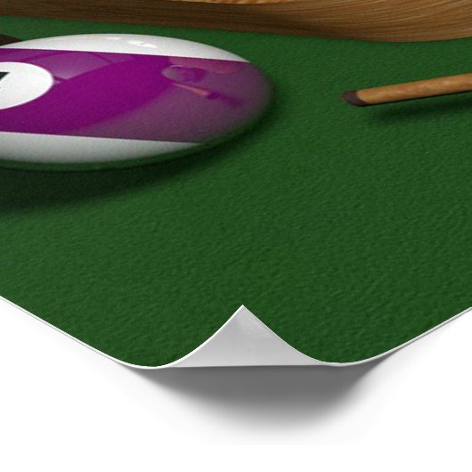 Poster Jeu de billard (Coin)