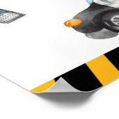 Poster Jeu de capsule de l'anniversaire de la fête de l'e (Coin)