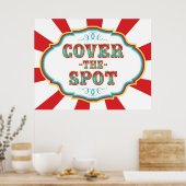 Poster Jeu de Carnaval Couvrir le spot (Cuisine)
