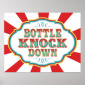 Poster Jeu de Carnaval Signal bouteille tomber (Devant)