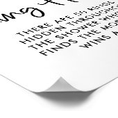 Poster Jeu de chasse à l'anneau de fleurs printanières aq (Coin)