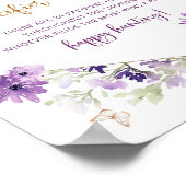 Poster Jeu de chasse au Pacifique en or violet (Coin)