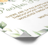 Poster Jeu de chasse de la Jungle de verdure Animaux Douc (Coin)