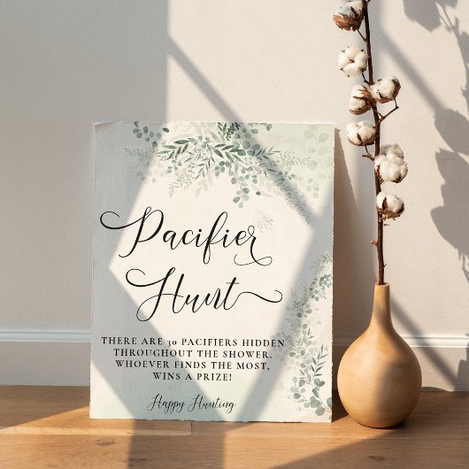 Poster Jeu de chasse Eucalyptus Feuille verdure Pacifique