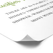 Poster Jeu de chasse Pacifique Signal Avocado Fiesta Baby (Coin)