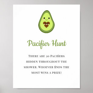 Poster Jeu de chasse Pacifique Signal Avocado Fiesta Baby