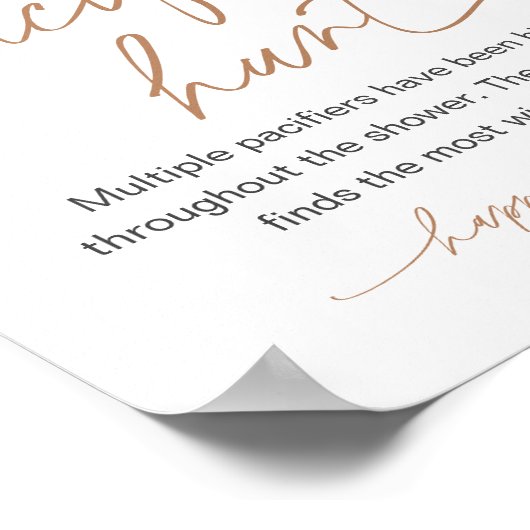 Poster Jeu de chasse Pacifique Twinkle petit panneau de B (Coin)