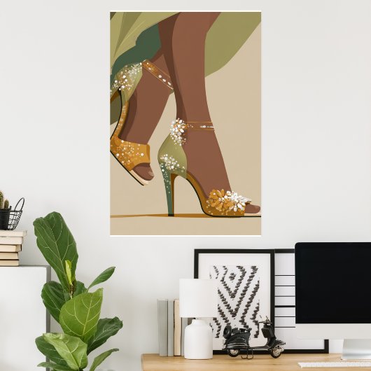 POSTER JEU DE CHAUSSURES #3 #3 (Bureau à domicile)