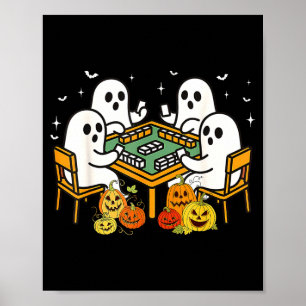 Poster Jeu de costume drôle de fantôme de Halloween Bam B
