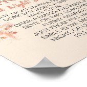 Poster Jeu de couche tard dans la nuit Boho Safari Pampas (Coin)