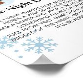 Poster Jeu de couche tard dans la nuit hiver Wonderland F (Coin)