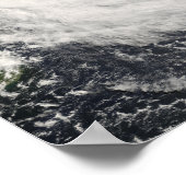 Poster Jeu de cyclone tropical au large de Madagascar (Coin)