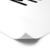 Poster Jeu de dent amusant de l'ours molaire (Coin)