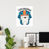 Poster Jeu de dents amusant de chevamun (Bureau à domicile)