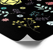 Poster Jeu de dés floraux Fleurs et Plante Tabletop RPG (Coin)