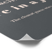 Poster Jeu de devinette de Baby Shower avec typographie b (Coin)