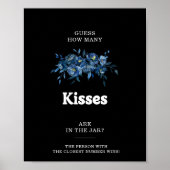Poster Jeu de devinette de combien de baisers pour la fêt (Devant)