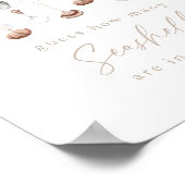 Poster Jeu de devinette de coquillages pour Baby Shower s (Coin)