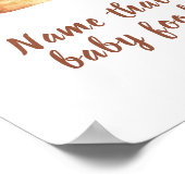 Poster Jeu de devinette de nourriture pour bébé sur le th (Coin)