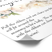 Poster Jeu de devinette du ventre Ivory Peony Neutral (Coin)