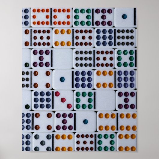 Poster Jeu de Dominos (Devant)