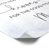 Poster Jeu de douche de mariée : combien de baisers pour  (Coin)